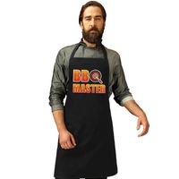 BBQ Master barbecueschort/ keukenschort zwart heren - thumbnail