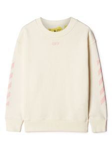 Off-White Kids sweat en coton Off Stamp - Blanc