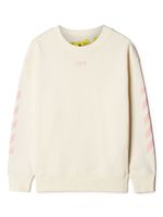 Off-White Kids sweat en coton Off Stamp - Blanc - thumbnail