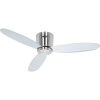 CasaFan ECO PLANO II 112 BN-SI WiFi Flügel silber Plafondventilator Chroom (geborsteld) Met afstandsbediening, Timer, Met wintermodus, Bediening via App