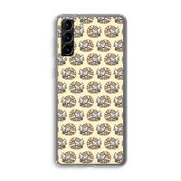 Slapende poes: Samsung Galaxy S21 Plus Transparant Hoesje Slapende poes: Samsung Galaxy S21 Plus Transparant Hoesje