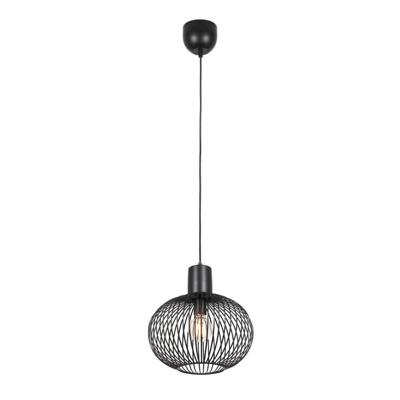 Trio Draad hanglampGila Ø 33cm - zwart - 365790132