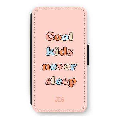 Cool Kids Never Sleep: iPhone 11 Pro Max Flip Hoesje