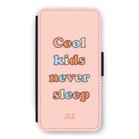 Cool Kids Never Sleep: iPhone 11 Pro Max Flip Hoesje