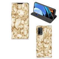 Xiaomi Poco M3 | Redmi 9T | Standcase | Marmer Goud
