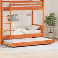 Bedframe Bruin 75 x 190 cm Massief grenenhout