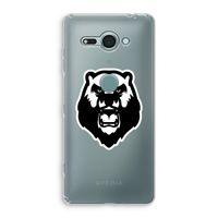 Angry Bear (white): Sony Xperia XZ2 Compact Transparant Hoesje