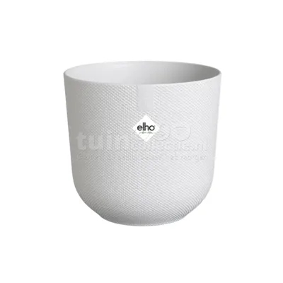 Elho Bloempot Jazz Rond Zijdewit Ø14cm