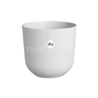 Elho Bloempot Jazz Rond Zijdewit Ø14cm