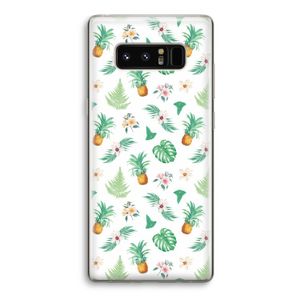Ananas bladeren: Samsung Galaxy Note 8 Transparant Hoesje