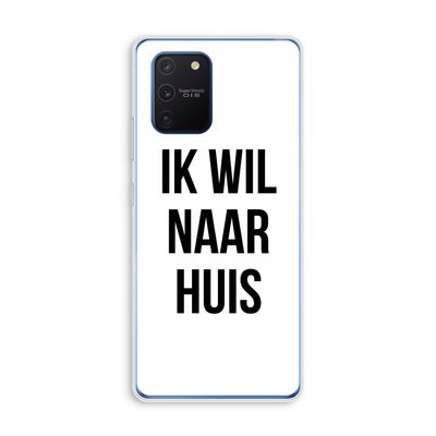 Ik wil naar huis: Samsung Galaxy Note 10 Lite Transparant Hoesje