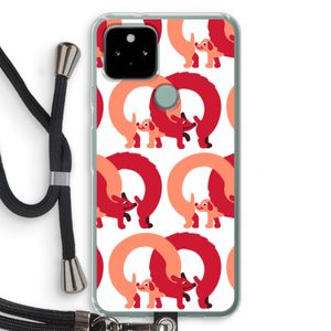 Dogs: Pixel 5 Transparant Hoesje met koord