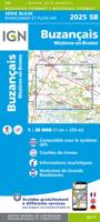 Wandelkaart - Topografische kaart 2025 SB - Serie Bleue Buzançais, Mézières-en-Brenne | IGN - Institut Géographique National