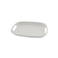 Point-Virgule dienblad met handvaten uit bamboevezel gebroken wit 37.5x27.3x4.7cm - thumbnail