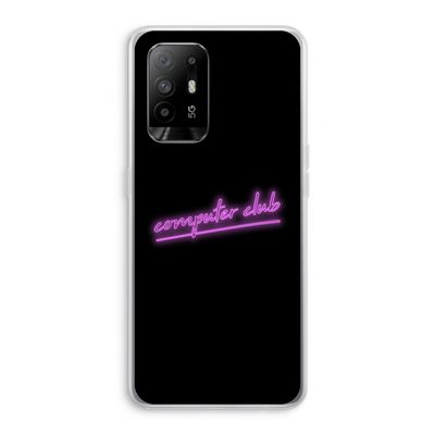 Vice Black: Oppo A95 5G Transparant Hoesje
