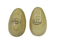 DIMAVERY Egg shaker wood 2x DIMAVERY Egg shaker wood 2x