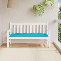 VidaXL Tuinbankkussen 150x50x7 cm oxford stof turquoise