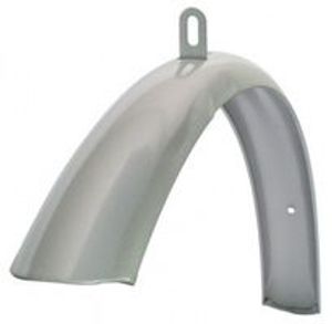 Voorspatbord 28" Transport Urban Zilver Breed