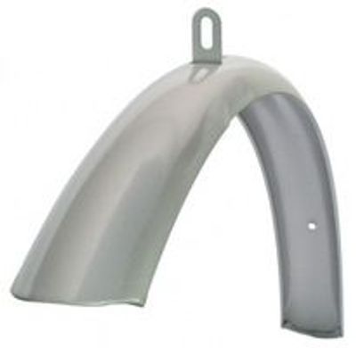 Voorspatbord 28" Transport Urban Zilver Breed