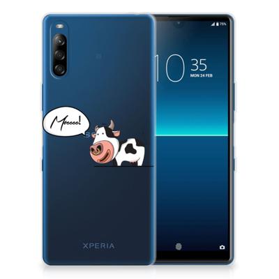 Sony Xperia L4 Telefoonhoesje met Naam Cow Sony Xperia L4 Telefoonhoesje met Naam Cow