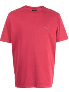 PS Paul Smith t-shirt en coton biologique à logo brodé - Rose