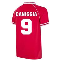 SL Benfica Retro Voetbalshirt 1994-1995 + Caniggia 9 - thumbnail