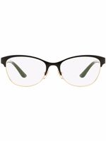 Versace Eyewear lunettes de vue à monture d'inspiration wayfarer - Noir - thumbnail