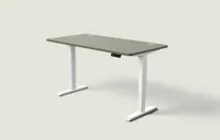 Desktronic HomePro bureau Wit / Olijfgroen / 160x80 cm