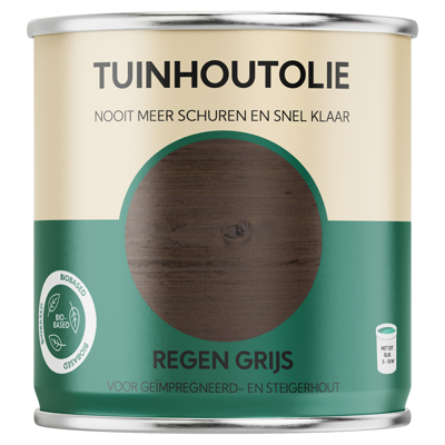 Tuinhoutolie | 750 ml | Regen grijs - 25.954.01