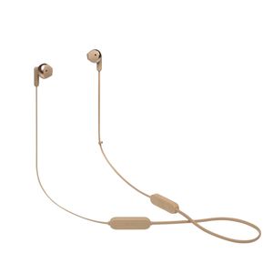 JBL Tune 215BT Headset Draadloos In-ear, Neckband Oproepen/muziek Bluetooth Goud