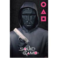 Poster Squid Game Mask Man 61x91,5cm - thumbnail