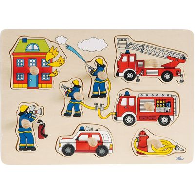 brandweer knoppuzzel, 8 stukjes