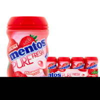 Mentos kauwgom pure fresh strawberry mini (10x 12 stuks)