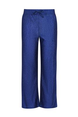 Like Flo winter straight leg broek meisjes - blauw - Fenya - metallic