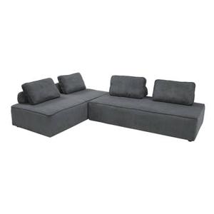 sweeek - Module stoel voor modulaire 2-zits bank in ribfluweel (set