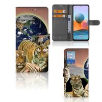 Xiaomi Redmi Note 10 Pro | Telefoonhoesje | Met pasjeshouder | Roofdieren