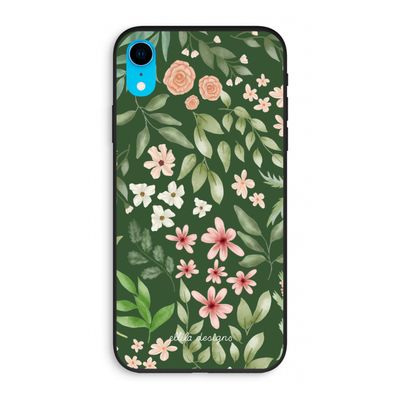Botanical green sweet flower heaven: iPhone XR Biologisch afbreekbaar hoesje