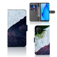 Huawei P40 Lite Book Case Sea in Space - thumbnail