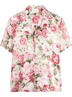 P.A.R.O.S.H. chemise en soie à fleurs - Tons neutres - thumbnail