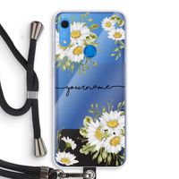 Daisies: Huawei Y6s Transparant Hoesje met koord