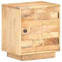 Nachtkastje 40x30x45 cm massief mangohout - thumbnail