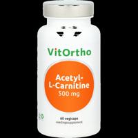 VitOrtho Acetyl-L-Carnitine 500mg 60 Vegetarische capsules
