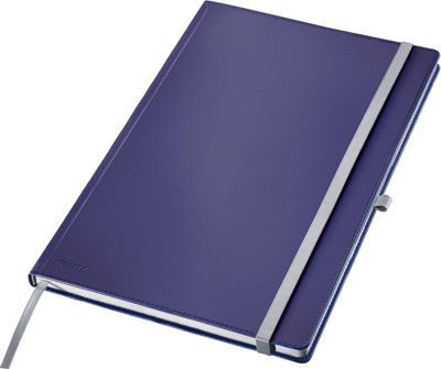 Leitz Style notitieboek, ft A4, harde kaft, gelijnd, blauw