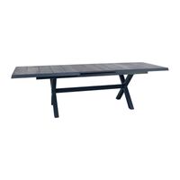 Uitschuifbare dining tafel Newport Midnight Grey Oosterik Home - Oosterik home