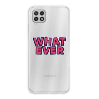 Whatever: Samsung Galaxy A22 4G Transparant Hoesje