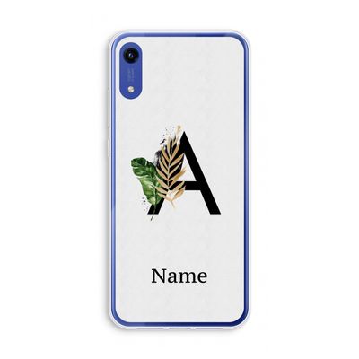 Charcoal Flora: Honor Play 8A Transparant Hoesje