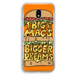 Big Macs Bigger Dreams: Samsung Galaxy J3 (2017) Transparant Hoesje