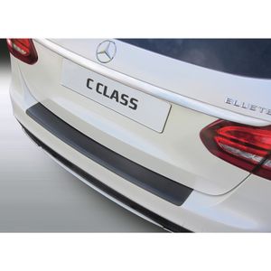 Bumper beschermer passend voor Mercedes C-Klasse W205 Kombi 6/2014- Zwart GRRBP810