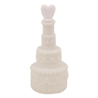 Bruiloft bellenblaas - 24x stuks - mini wedding taart met hartje - huwelijk versiering
