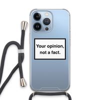 Your opinion: iPhone 13 Pro Transparant Hoesje met koord